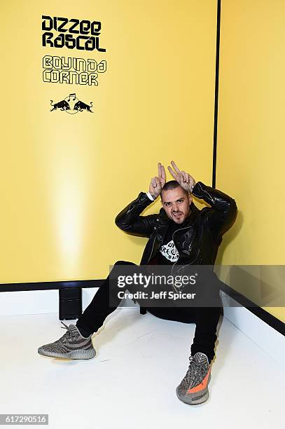 Matt Willis attends Dizzee Rascal: Boy In Da Corner Live at Copper Box Arena as part of the Red Bull Music Academy UK Tour on October 22, 2016 in...