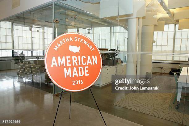 General view of atmosphere during the Martha Stewart American Made Summit at Martha Stewart Living Omnimedia Headquarters on October 22, 2016 in New...