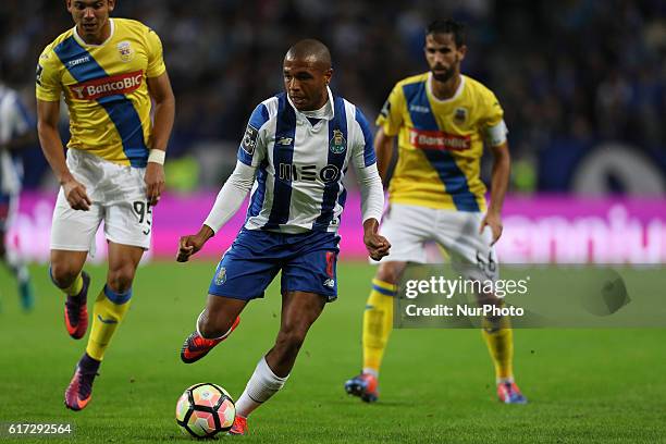 Porto's Algerian forward Yacine Brahimi during Premier League 2016/17 match between FC Porto and FC Arouca, at Dragao Stadium in Porto on Octuber 22,...