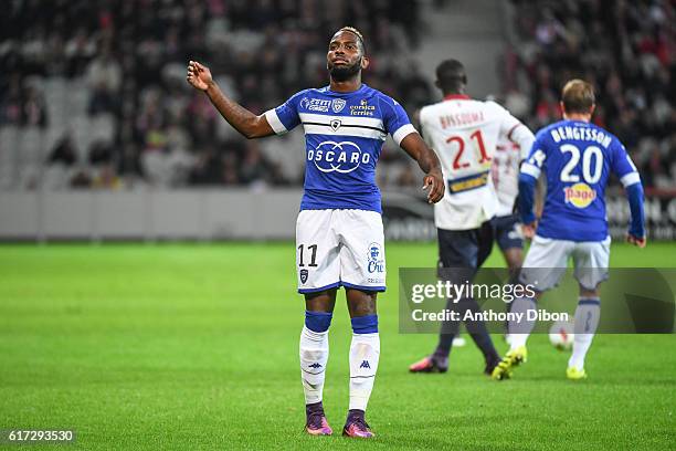 Lenny Nangis of Bastia during the Ligue 1 match between Lille and Bastia at Stade Pierre-Mauroy on October 22, 2016 in Lille, France.