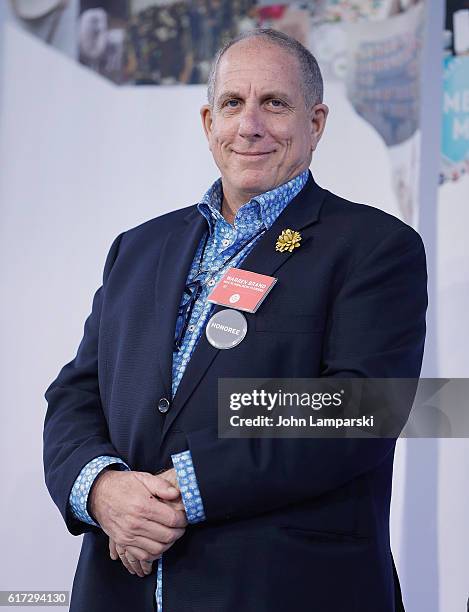 Warren Brand of M and S Schmalberg Flowers speaks during the Martha Stewart American Made Summit at Martha Stewart Living Omnimedia Headquarters on...