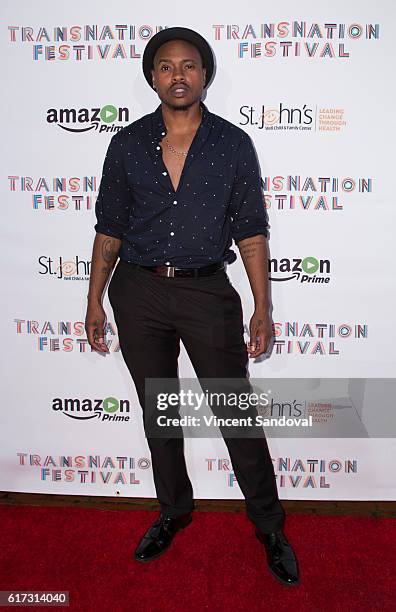 Writer Tiq Milan attends the 15th Annual Queen USA Transgender Beauty Pageant at The Theatre at Ace Hotel on October 22, 2016 in Los Angeles,...