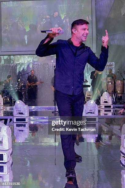 Singer-songwriter Ricky Martin performs at TWO x TWO For AIDS and Art 2016 on October 22, 2016 in Dallas, Texas.