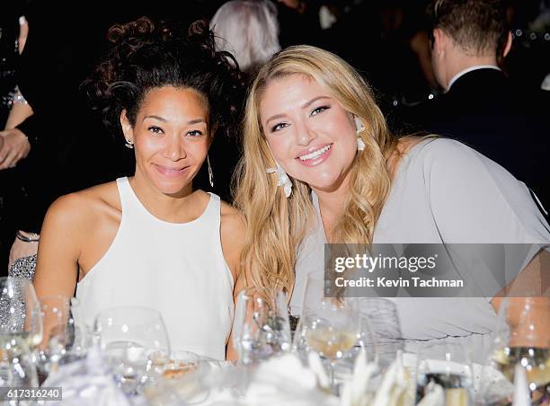 Monique Pean and Meg Looney attend TWO x TWO For AIDS and Art 2016 on October 22, 2016 in Dallas, Texas.