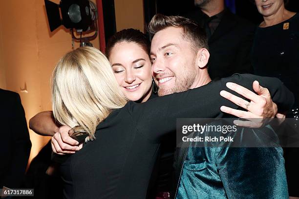 President, EMA Debbie Levin, honoree Shailene Woodley and tv personality Lance Bass attend the Environmental Media Association 26th Annual EMA Awards...