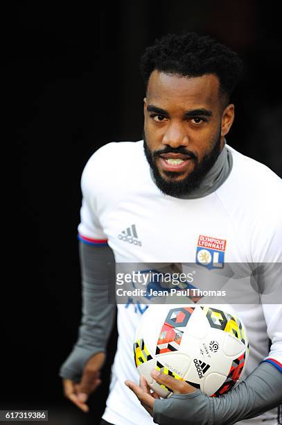 Alexandre LACAZETTE of Lyon during the Ligue 1 between Lyon and Guingamp at Stade de Gerland on October 22, 2016 in Lyon, France.