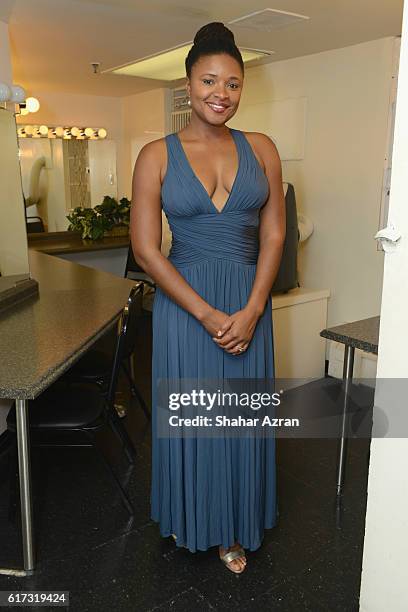 Lizz Wright at The Apollo Theater on October 22, 2016 in New York City.