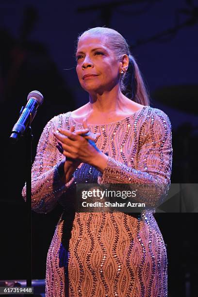 Singer Patti Austin performs at The Apollo Theater on October 22, 2016 in New York City.