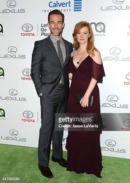 Actor James Van Der Beek and wife Kimberly Brook attend the 26th annual EMA Awards at Warner Bros. Studios on October 22, 2016 in Burbank, California.