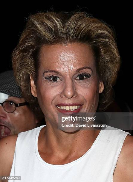 Actress Alexandra Billings attends the TransNation Festival's 15th Annual Queen USA Transgender Beauty Pageant at The Theatre at Ace Hotel on October...