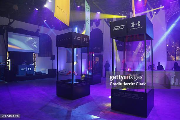 General view at the Under Armour Curry 3 Launch at Skylight Powerhouse on October 22, 2016 in the Bay Area, California.