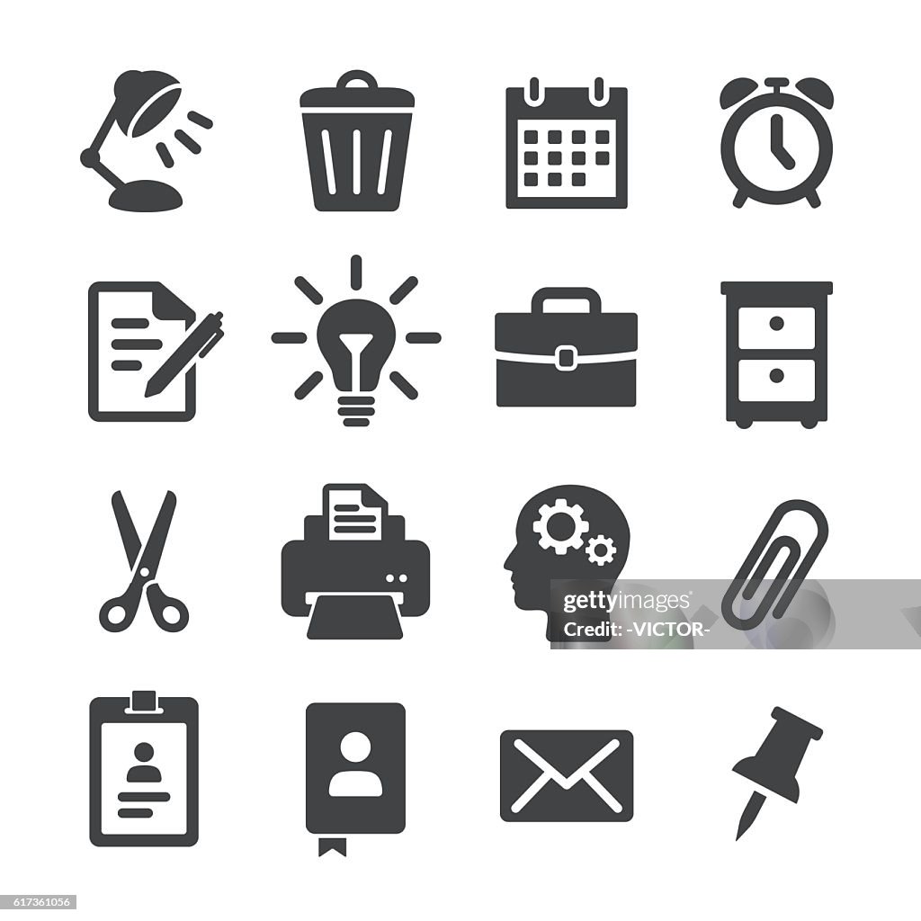 Office-Arbeitssymbole - Acme-Serie
