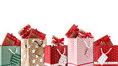 Shopping bags with gifts