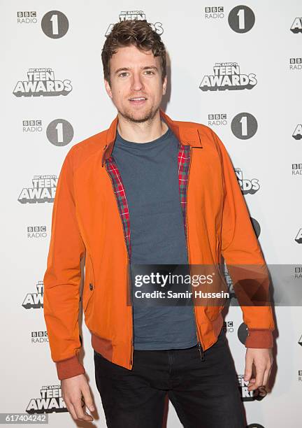 Greg James attends BBC Radio 1's Teen Awards at SSE Arena Wembley on October 23, 2016 in London, England.