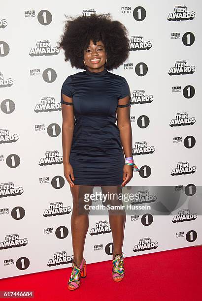 Clara Amfo BBC Radio 1's Teen Awards at SSE Arena Wembley on October 23, 2016 in London, England.