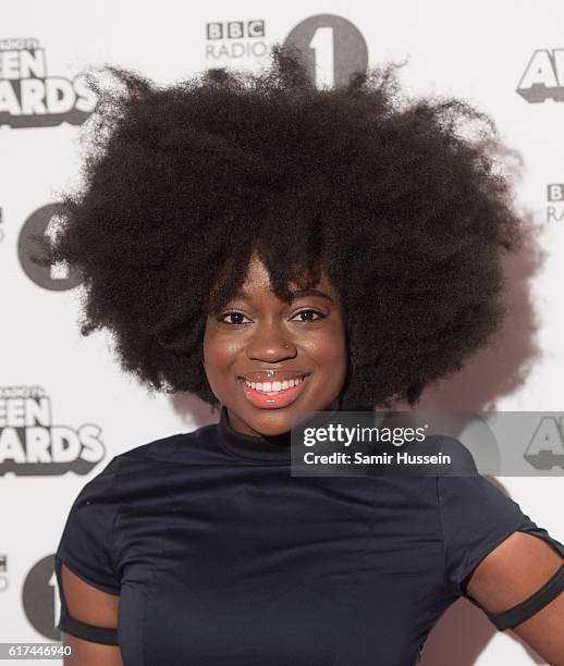 Clara Amfo attends BBC Radio 1's Teen Awards at SSE Arena Wembley on October 23, 2016 in London, England.