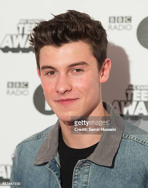 Shawn Mendes attends BBC Radio 1's Teen Awards at SSE Arena Wembley on October 23, 2016 in London, England.