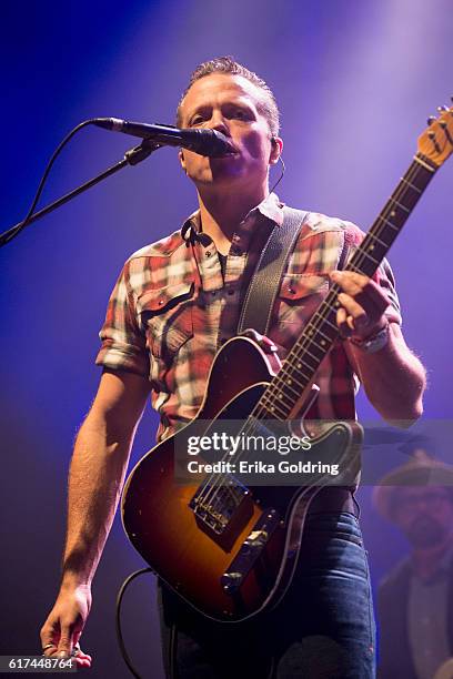 Jason Isbell performs at The Joy Theater on October 22, 2016 in New Orleans, Louisiana.