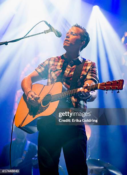 Jason Isbell performs at The Joy Theater on October 22, 2016 in New Orleans, Louisiana.