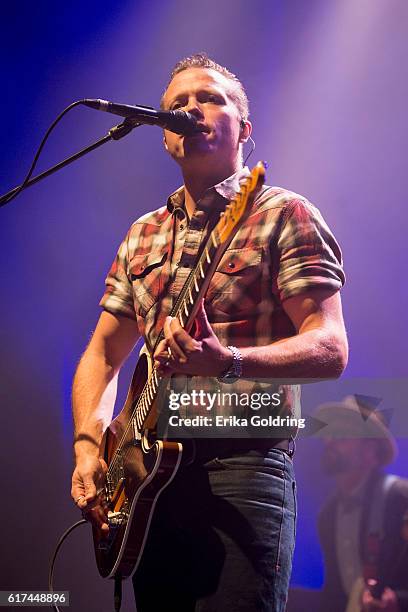 Jason Isbell performs at The Joy Theater on October 22, 2016 in New Orleans, Louisiana.