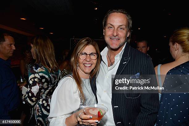 Sally Randall Brunger and Andrew Brunger attend Andrea Greeven Douzet's Birthday Celebration at The Tuck Room on October 19, 2016 in New York City.