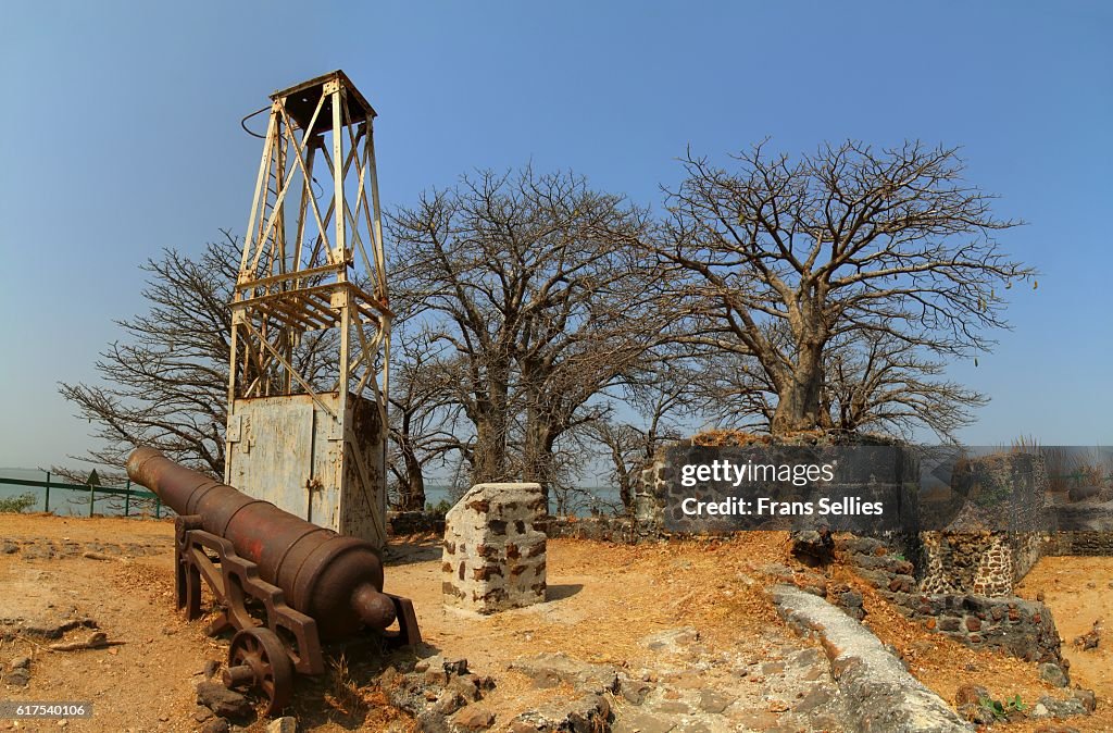 James island (Kunta Kinte Island, Unesco world heritage) , the Gambia