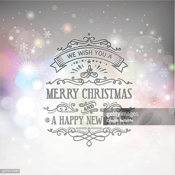 christmas background - christmas words stock illustrations