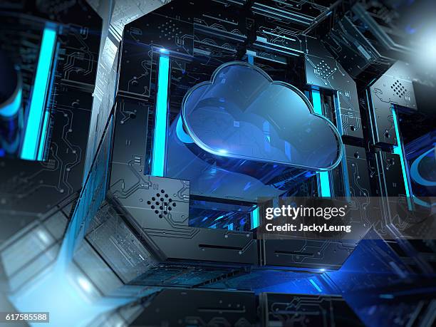 cloud computing  - big data storage stock-fotos und bilder