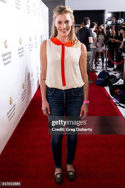 Actress Katee Sackhoff arrives for the Elizabeth Glaser Pediatric AIDS Foundation's 27th Annual A Time For Heroes at Smashbox Studios on October 23,...