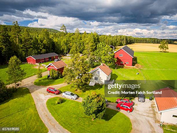 in nes - cabin scandinavia stock pictures, royalty-free photos & images