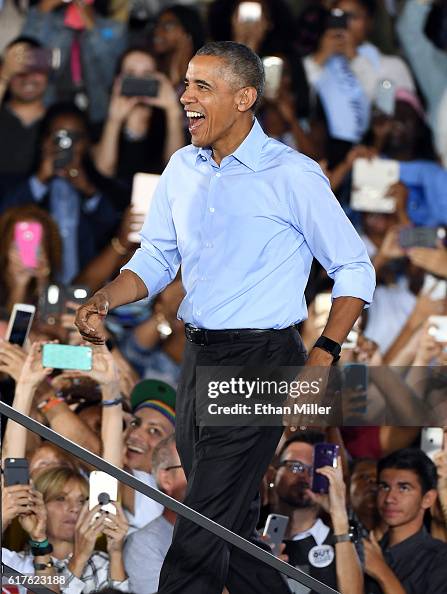 President Obama Campaigns For Hillary Clinton In Las Vegas Area President Obama Campaigns For Hillary Clinton In Las Vegas Area