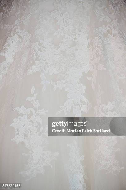 wedding gown lace - veil stock pictures, royalty-free photos & images