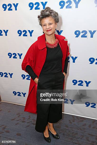 Tracey Ullman visits at 92nd Street Y on October 23, 2016 in New York City.