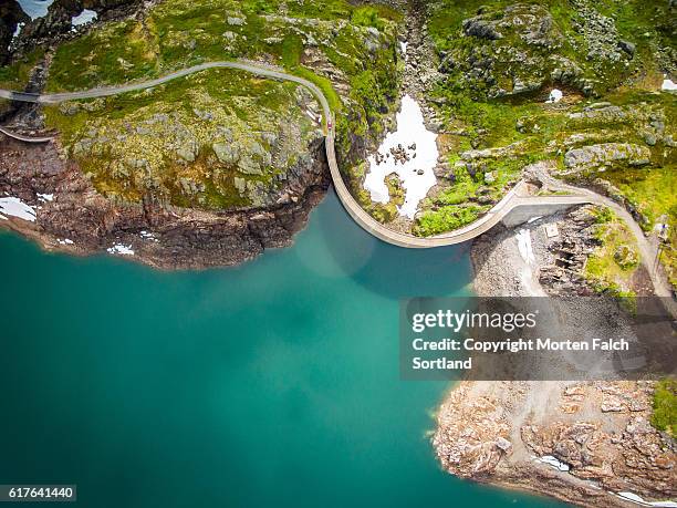 votna lake, hordaland county, norway - hydroelectric power stock pictures, royalty-free photos & images