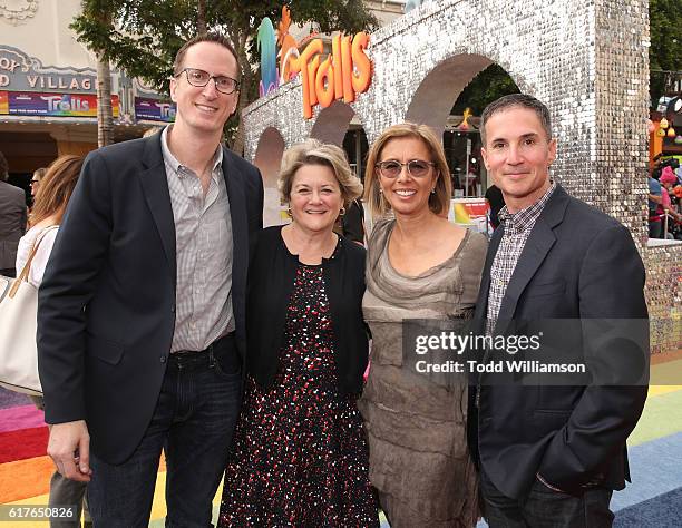 Screenwriter/Co-Producer Glenn Berger, Bonnie Arnold, Co-President of Feature Animation at DreamWorks Animation, Mireille Soria, Co-President of...