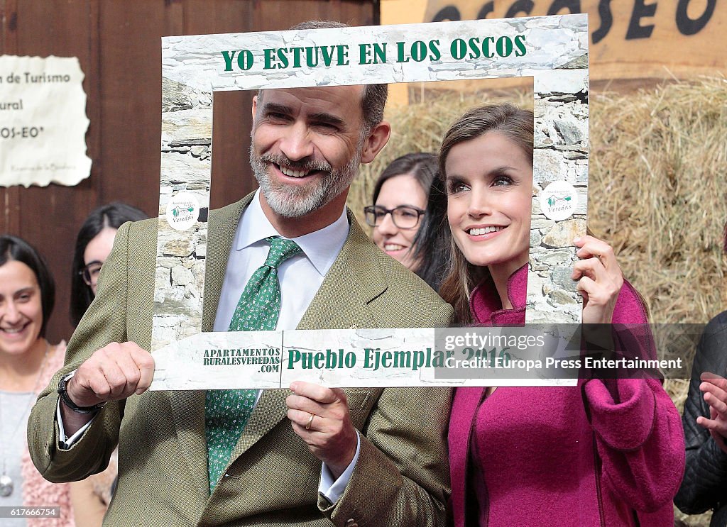 Spanish Royals Visit los Oscos Region
