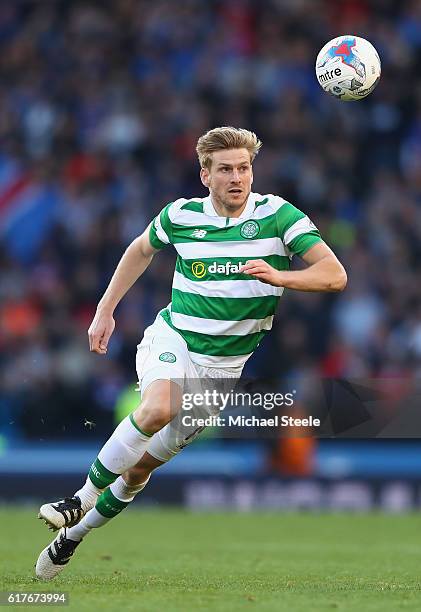 Stuart Armstrong of Celtic during the Betfred Cup Semi-Final match between Rangers and Celtic at Hampden Park on October 23, 2016 in Glasgow,...