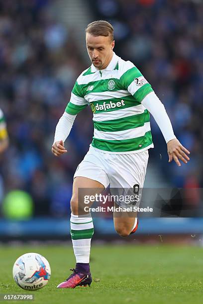 Leigh Griffiths of Celtic during the Betfred Cup Semi-Final match between Rangers and Celtic at Hampden Park on October 23, 2016 in Glasgow, Scotland.