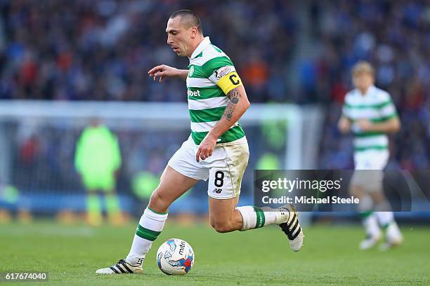 Scott Brown of Celtic during the Betfred Cup Semi-Final match between Rangers and Celtic at Hampden Park on October 23, 2016 in Glasgow, Scotland.