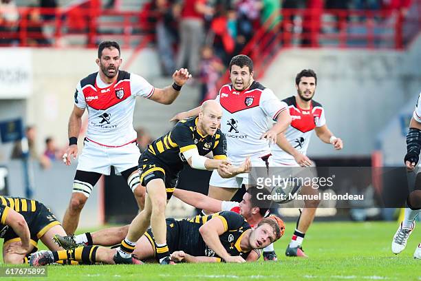 Joe Simpson of Wasps during the European Champions Cup between Toulouse and Wasps at Stade Ernest Wallon on October 23, 2016 in Toulouse, France.