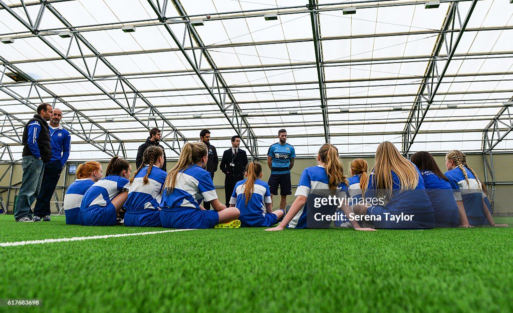 Newcastle United Daryl Murphy Q/A with Wonga Grassroots Prize winners