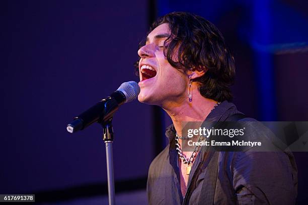 Singer/actor Samuel Larsen attends the 12th Annual Outfest Legacy Awards at Vibiana on October 23, 2016 in Los Angeles, California.