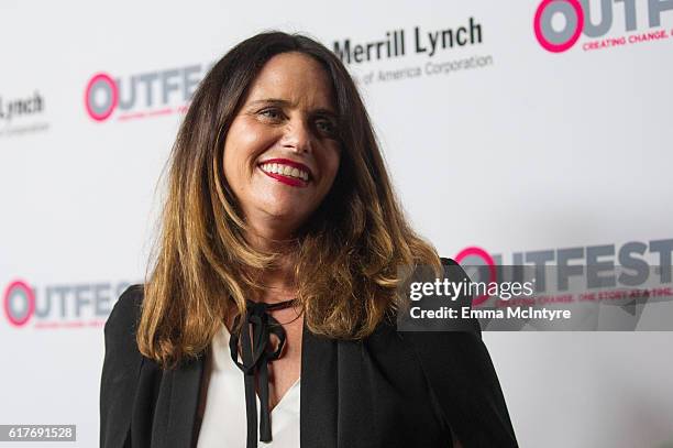 Actress Amy Landecker attends the 12th Annual Outfest Legacy Awards at Vibiana on October 23, 2016 in Los Angeles, California.