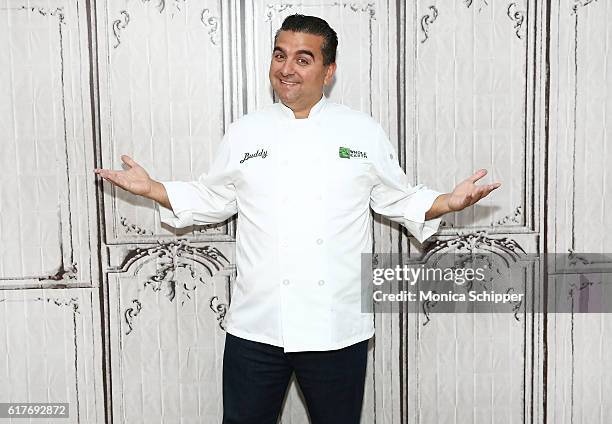 Chef and TV personality Buddy Valastro attends The Build Series Presents Buddy Valastro Discussing His New "Rethink Sweet" Project at AOL HQ on...