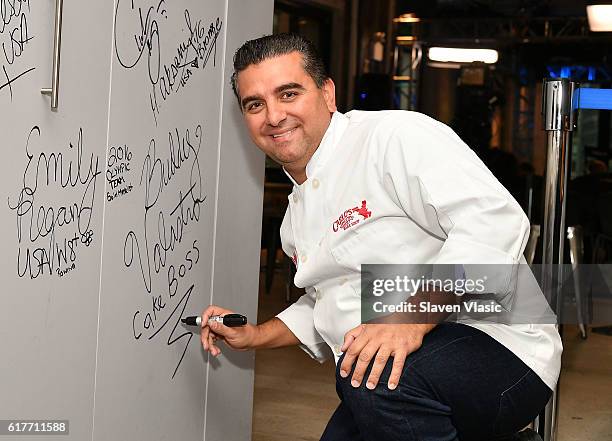 Cake Boss" Buddy Valastro stops by AOL BUILD to talk about his new "Rethink Sweet" project at AOL HQ on October 24, 2016 in New York City.