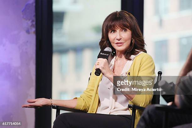 The Build Series presents actress Mary Steenburgen to discuss "Last Man On Earth" at AOL HQ on October 24, 2016 in New York City.