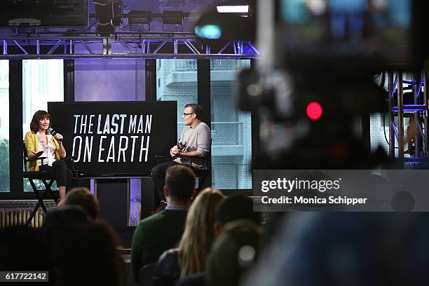 Actress Mary Steenburgen speaks with Ricky Camilleri at The Build Series Presents Mary Steenburgen Discussing "Last Man On Earth" at AOL HQ on...