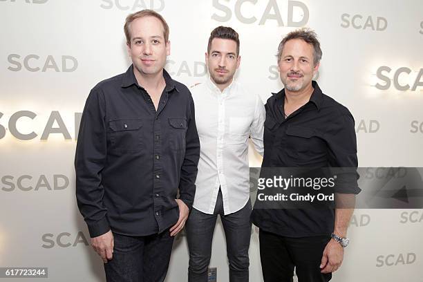 Kief Davidson, Charles Thorp and Richard Ladkani attend the 19th Annual Savannah Film Festival presented by SCAD - Day 2 on October 23, 2016 in...