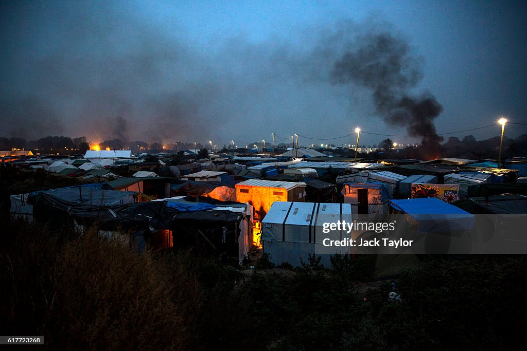 Migrants Leave The Jungle Refugee Camp In Calais