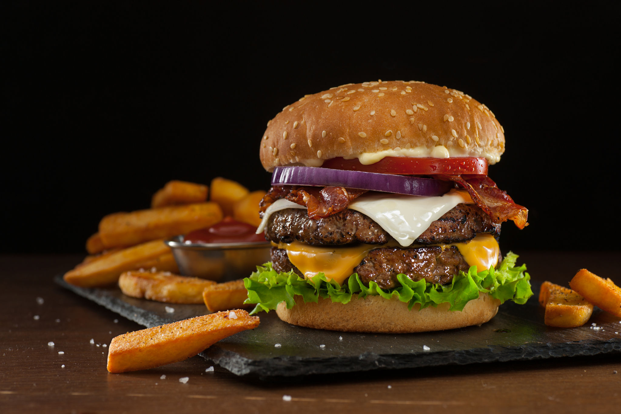 gourmet hamburger